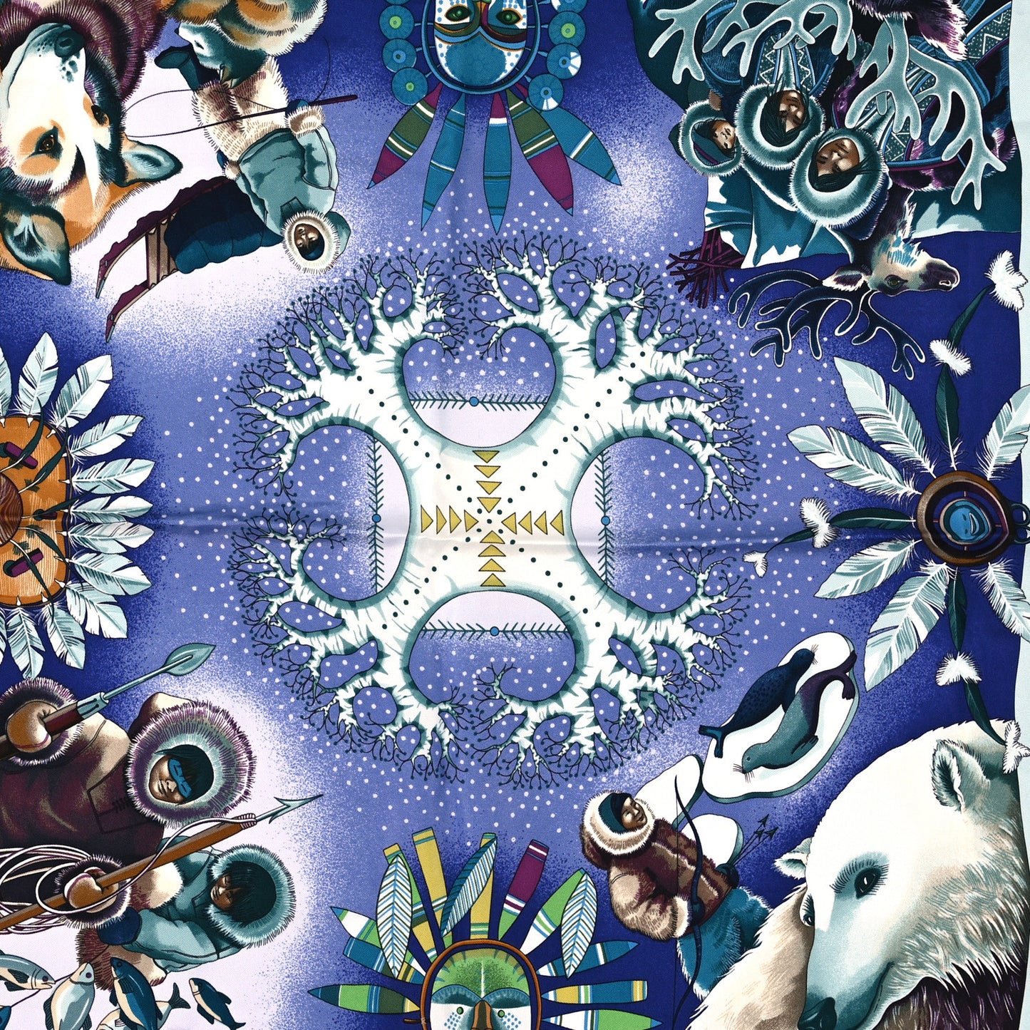 Silk La Vie Du Grand Nord Scarf 90