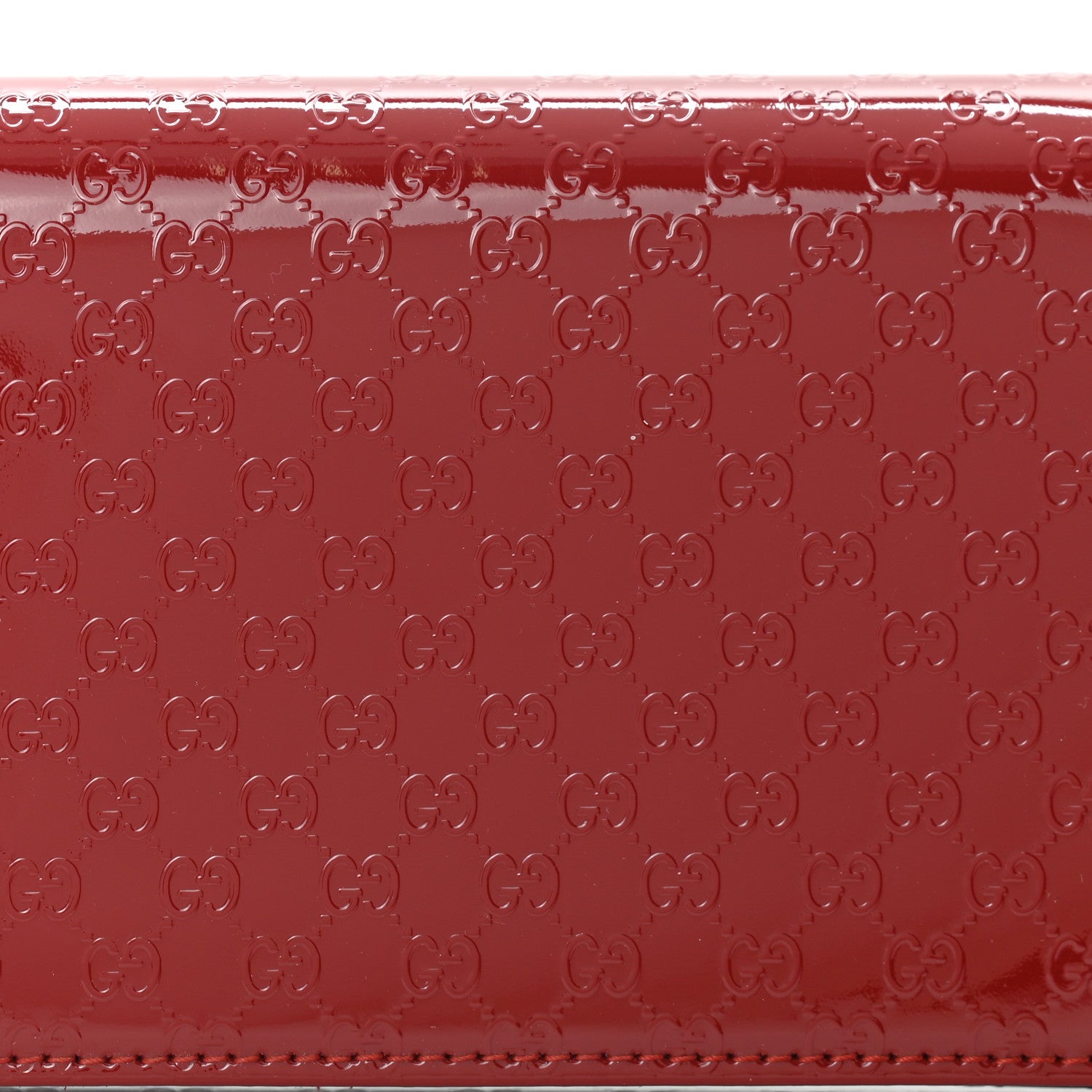 Gucci Patent Microguccissima Small Broadway Clutch Red 8 of 10