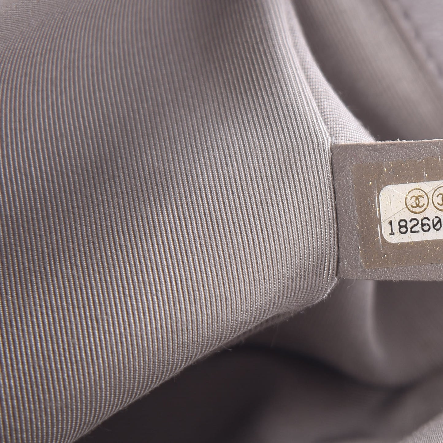 Calfskin Quilted Medium Boy Flap Grey