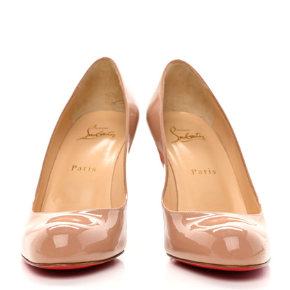 Christian Louboutin Patent Simple 85 Pumps 38 Nude 2 of 8