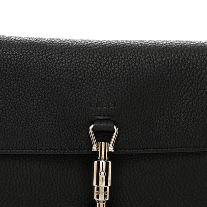 Gucci Soft Calfskin Small Jackie Shoulder Bag Black 5 of 10