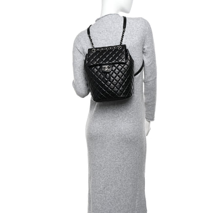 Chanel Lambskin Quilted Small Urban Spirit Backpack Black 2 of 10