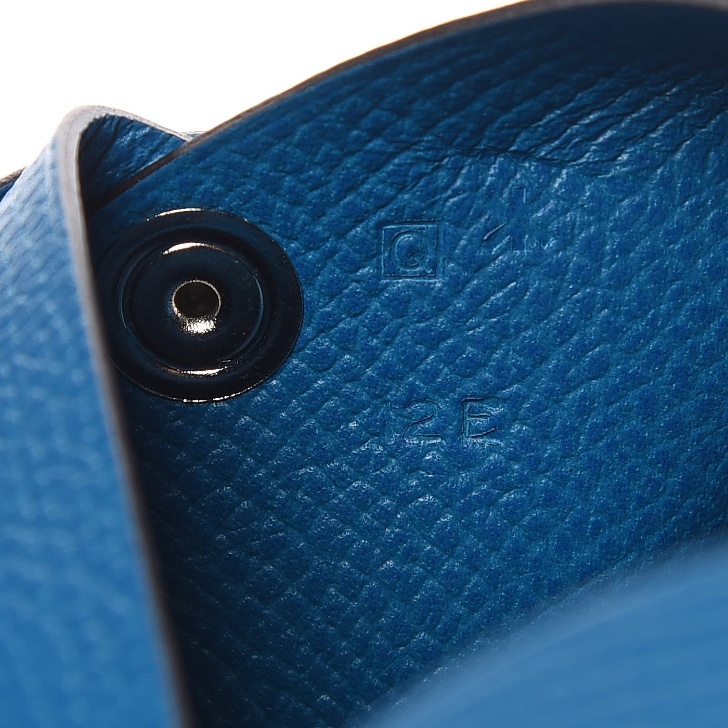 Hermes Epsom Calvi Card Case Bleu Izmir 7 of 7