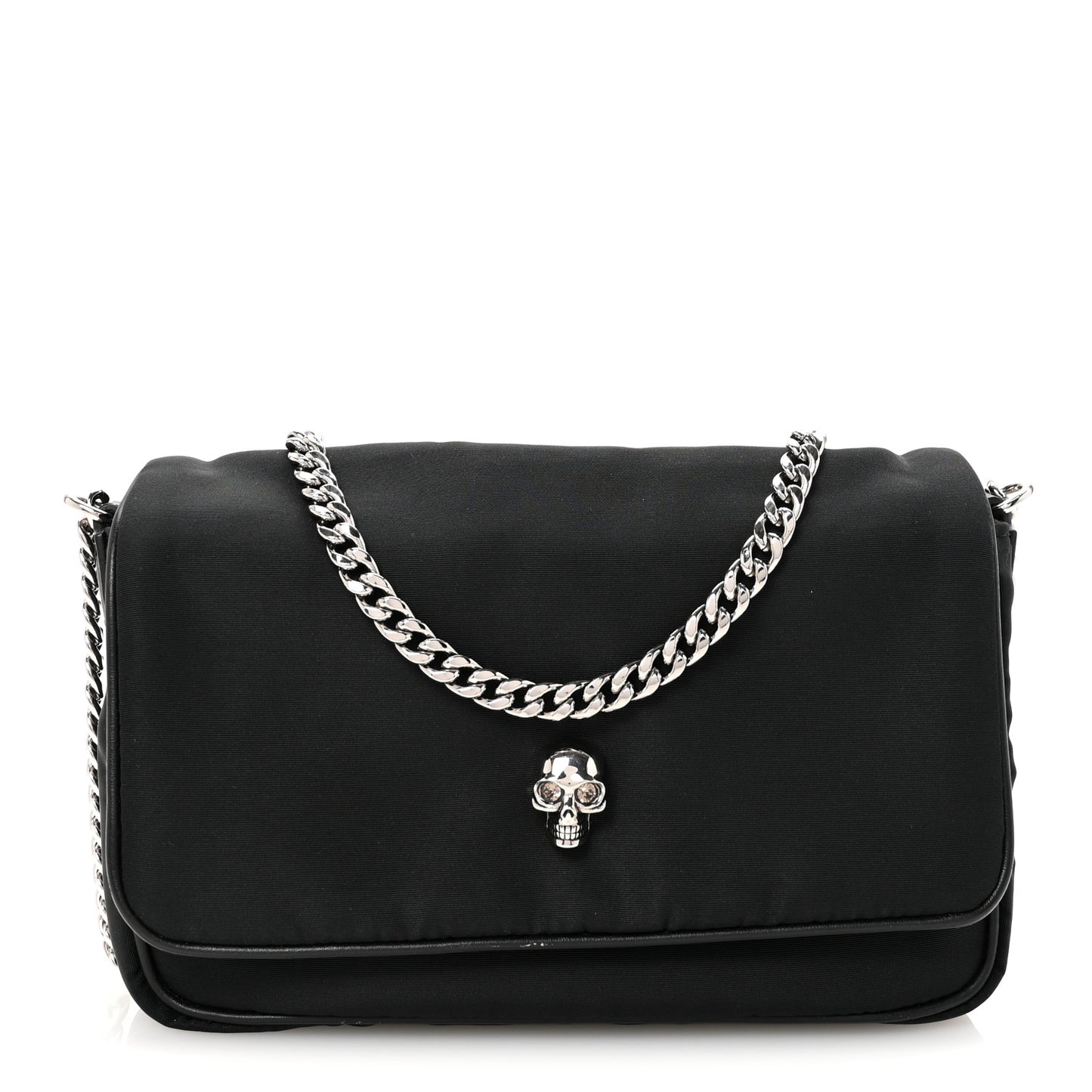 Nylon Skull Small Crossbody Bag Black