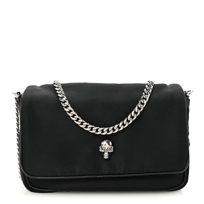 Alexander McQueen Nylon Skull Small Crossbody Bag Black 1 of 9