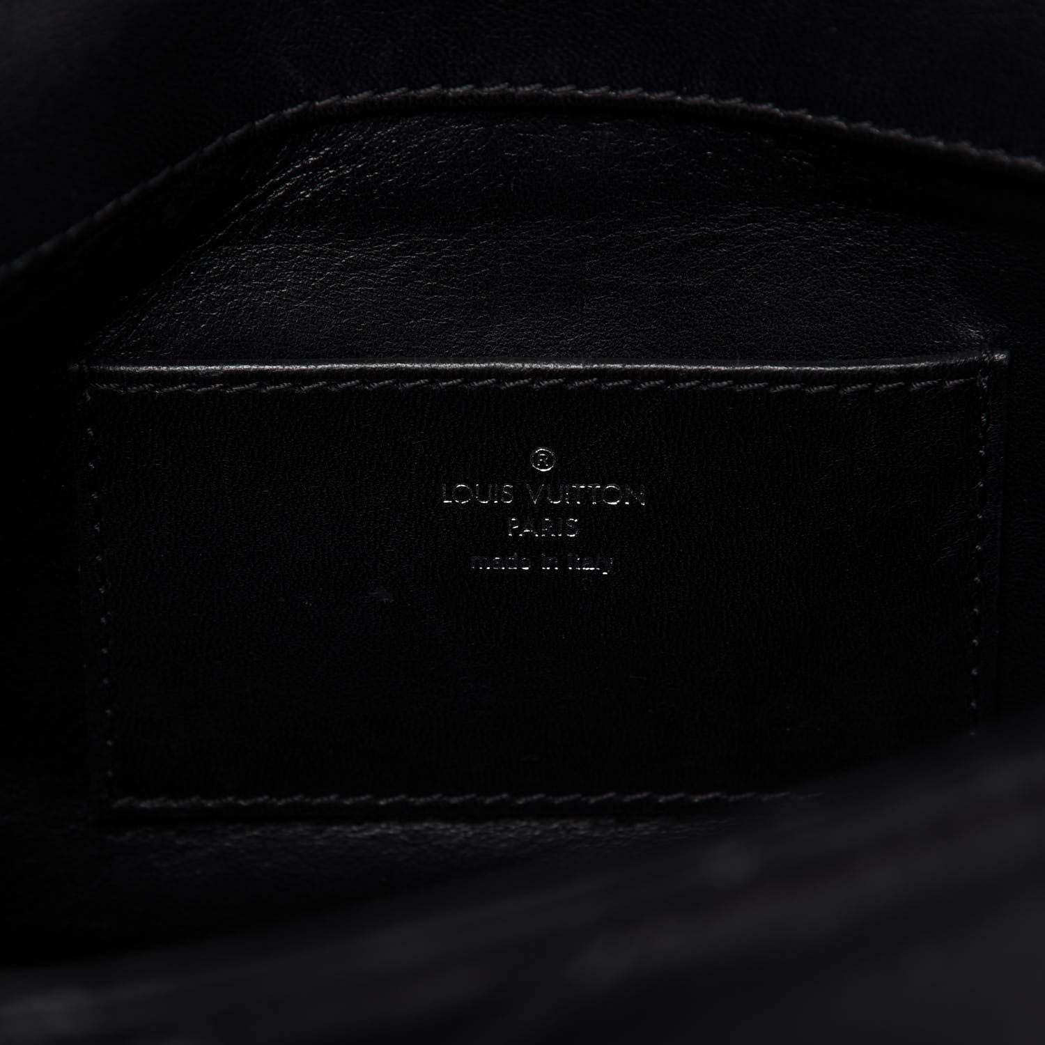 Louis Vuitton Lambskin Malletage GO-14 MM Black 9 of 9
