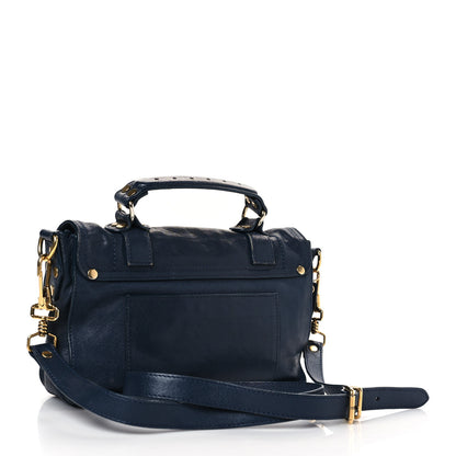 Proenza Schouler Lambskin Tiny PS1 Satchel Midnight 3 of 12