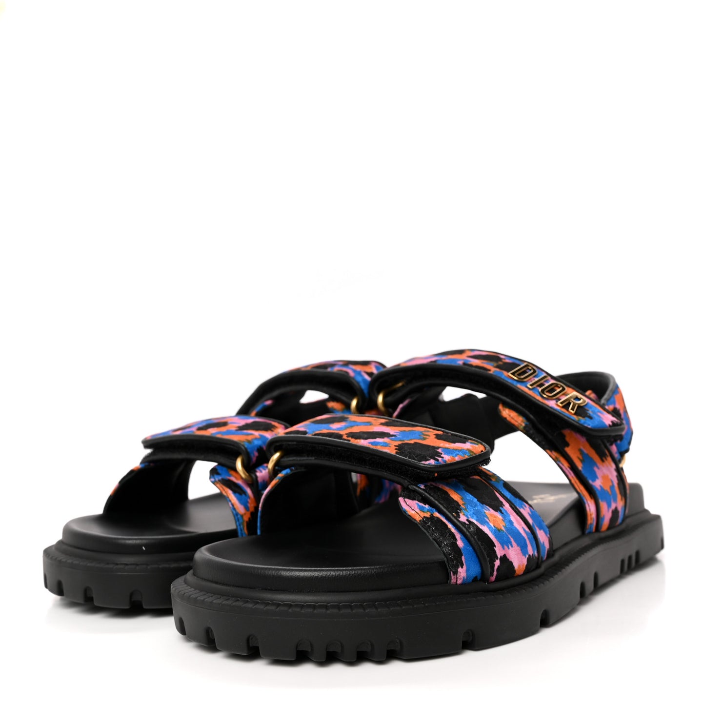 Technical Fabric Mizza Print Dioract Sandals 38.5 Multicolor