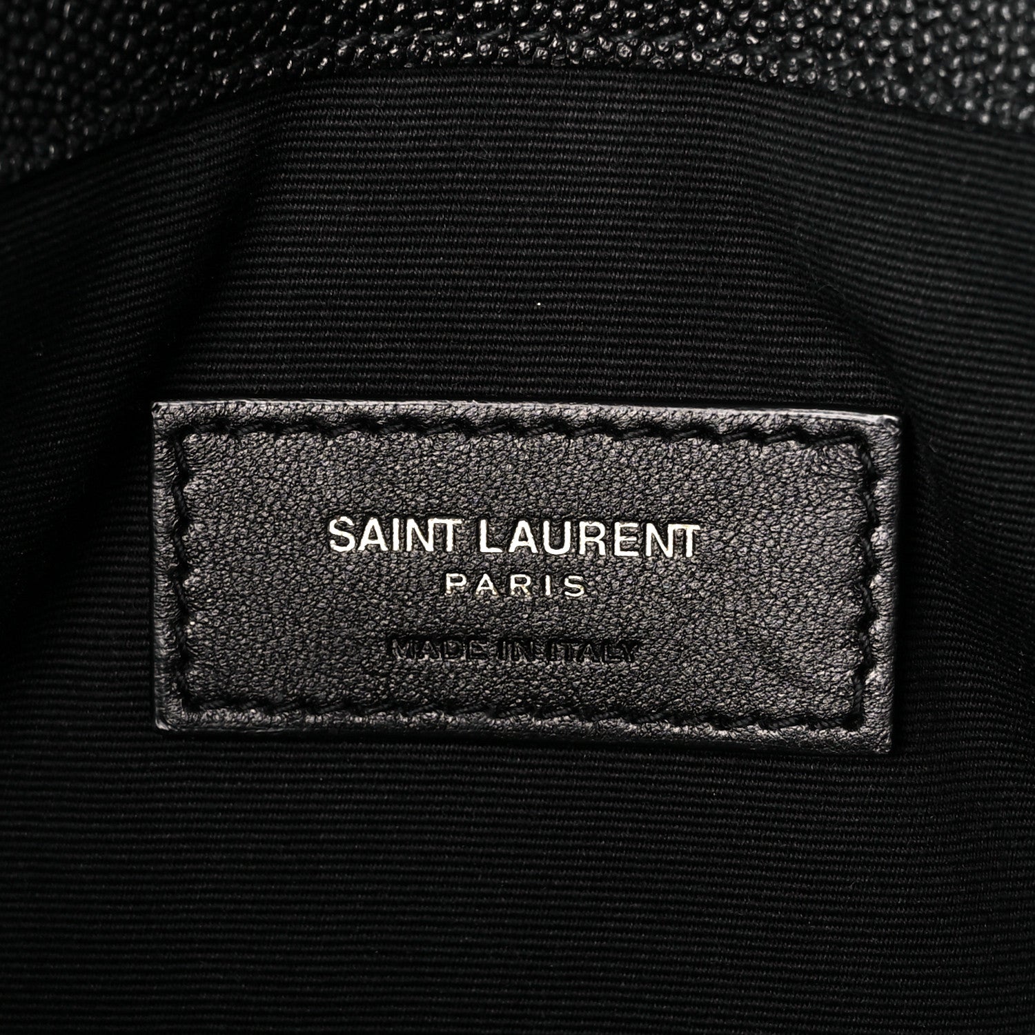 Saint Laurent Grain De Poudre Uptown Pouch Black 6 of 11