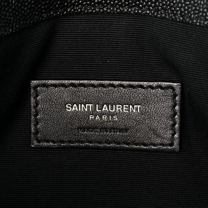 Saint Laurent Grain De Poudre Uptown Pouch Black 6 of 11