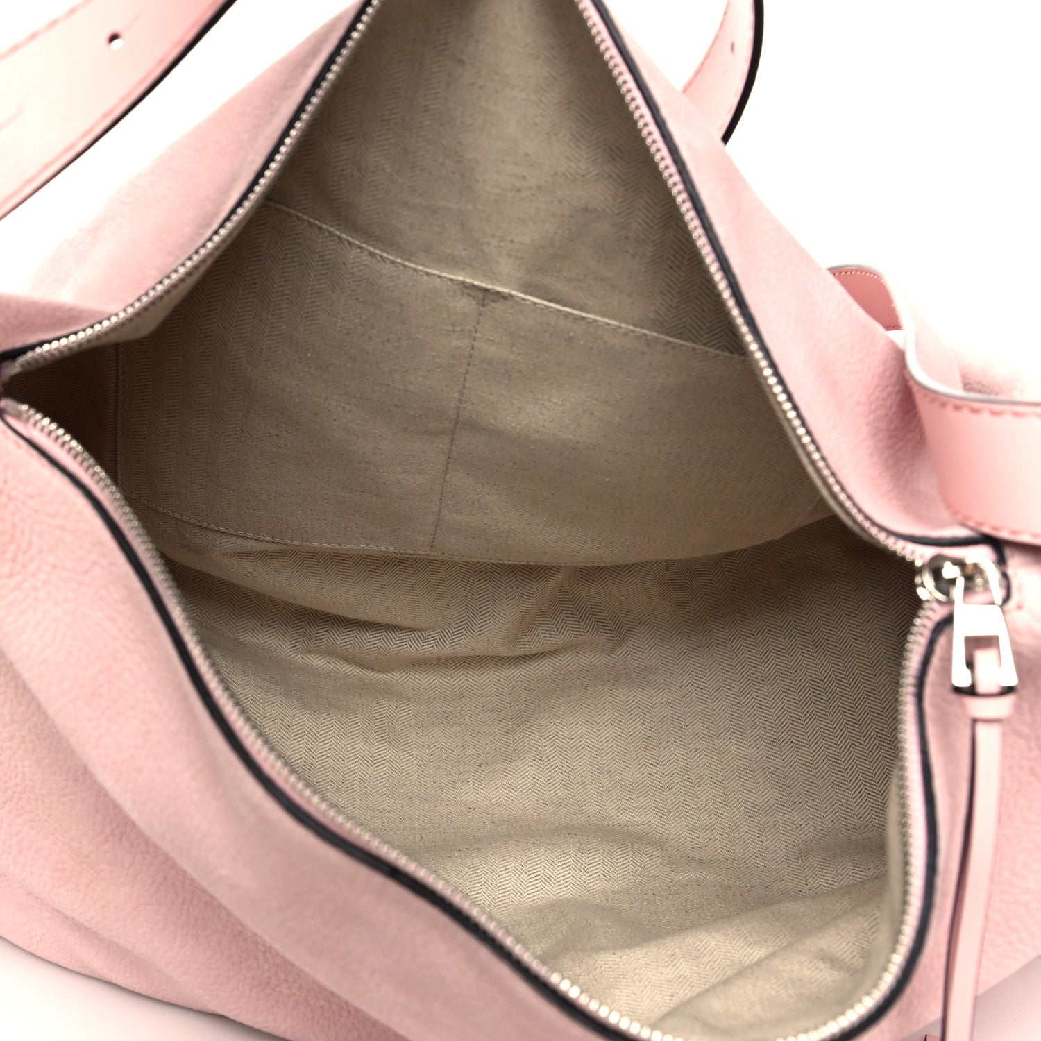 Loewe Nubuck Calfskin Berlingo Shoulder Bag Pink 5 of 16