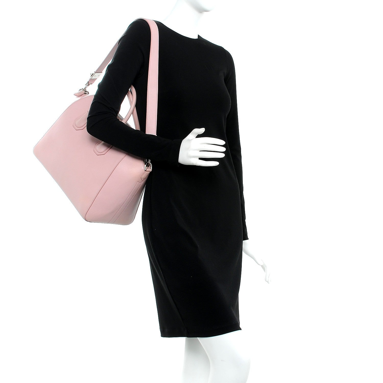 Givenchy Sugar Goatskin Medium Antigona Bright Pink 2 of 10
