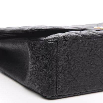 Chanel Caviar Quilted Maxi Double Flap Black 9 of 17
