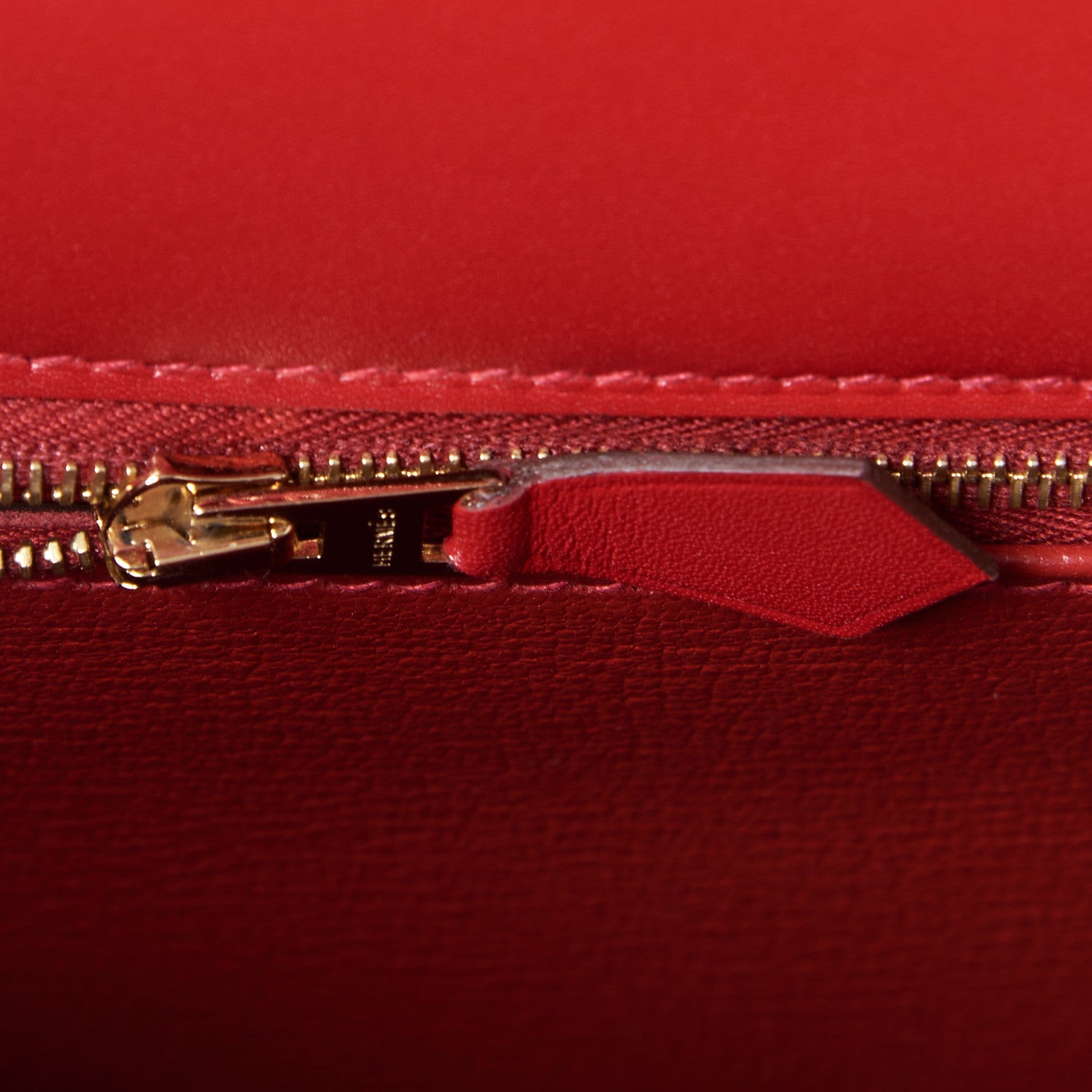 Hermes Tadelakt Kelly Sellier 35 Rouge Vif 19 of 31