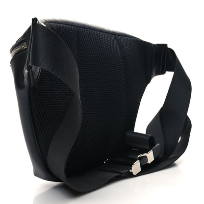 Fendi Glazed Fabric Vitello Liberty FF 1974 Diagonal Belt Bag Black Sunflower 3 of 10