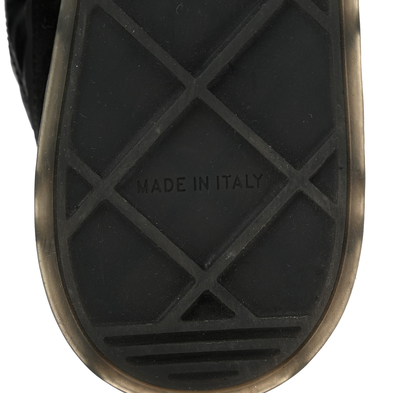 Chanel Suede Calfskin Quilted Sneakers 37 Black 6 of 10