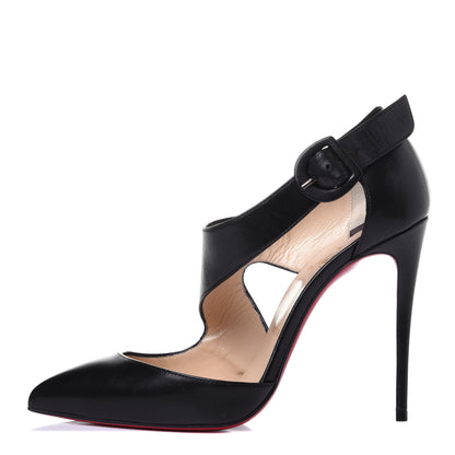 Christian Louboutin Nappa Sharpeta 100 Pumps 38 Black 1 of 10