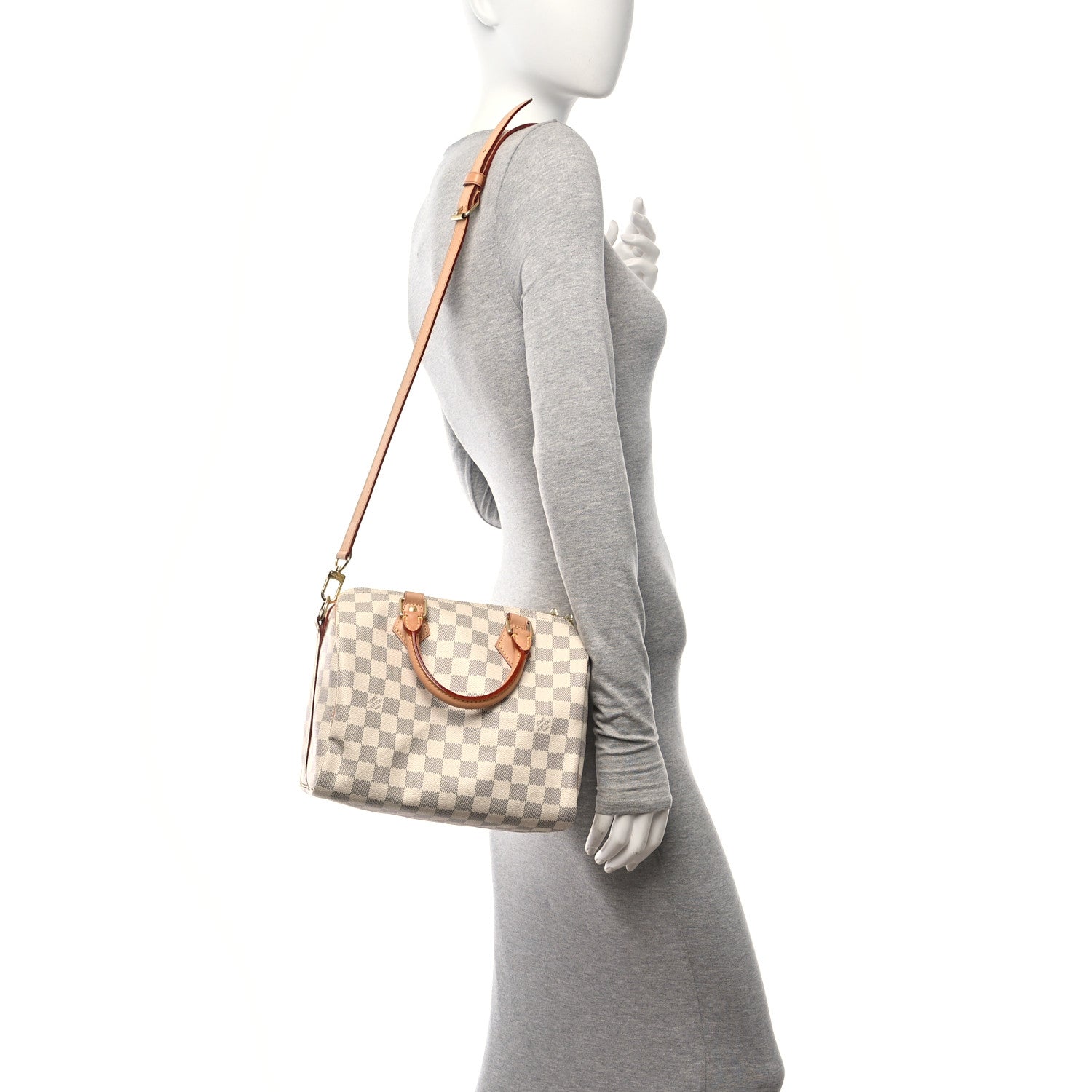 Louis Vuitton Damier Azur Speedy Bandouliere 25 2 of 9