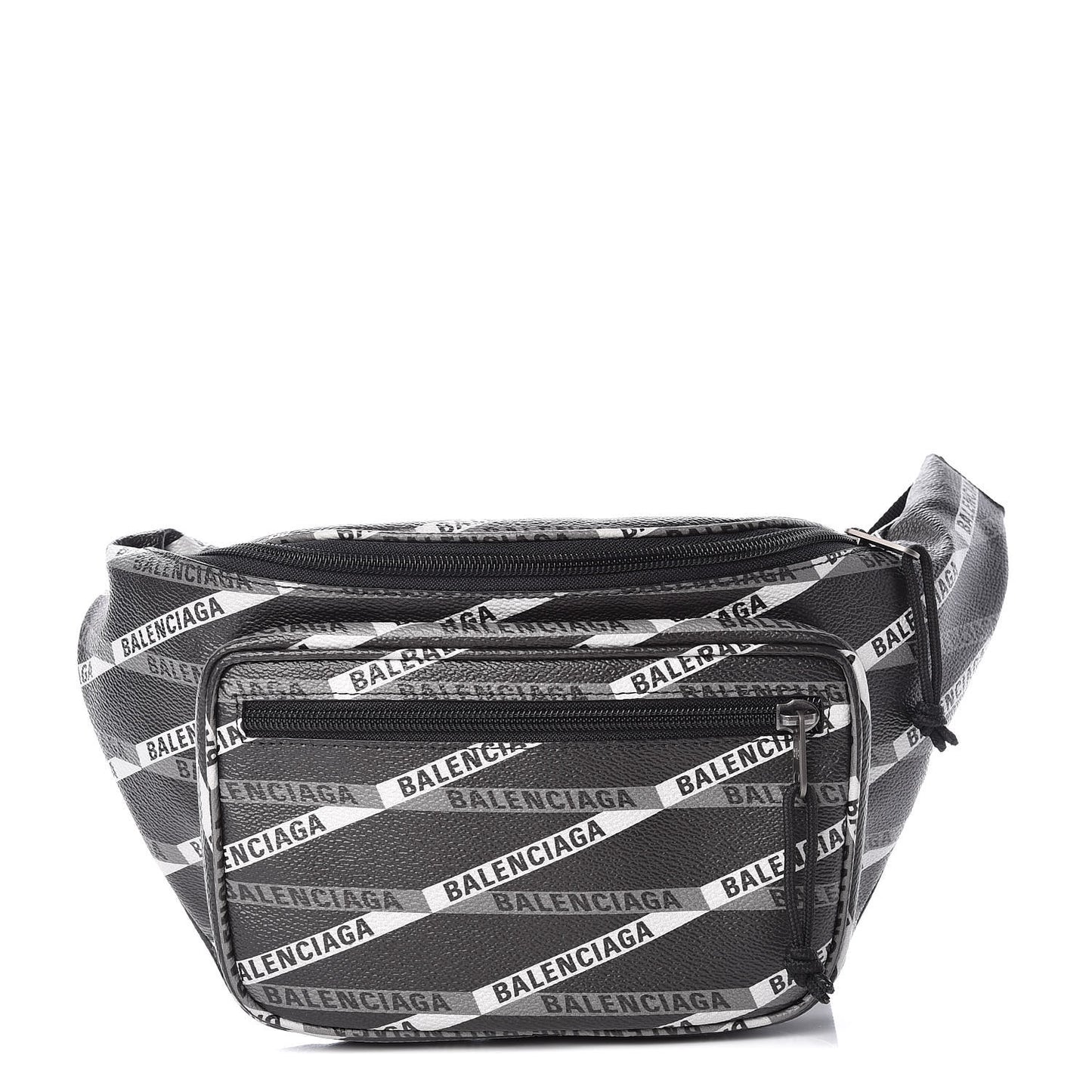 Coated Canvas Losange Monogram Explorer Belt Bag Black Grey