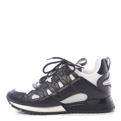 Louis Vuitton Calfskin Monogram Run Away Sneakers 39 Black 1 of 8