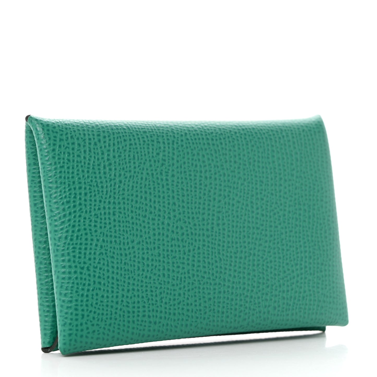 Epsom Calvi Card Case Vert Jade