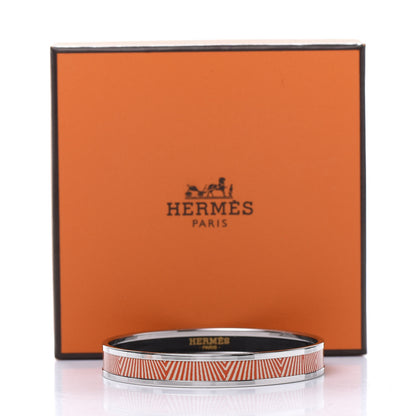 Hermes Enamel Printed Narrow Manufacture de Boucleries Rayons Bracelet 62 6 of 6