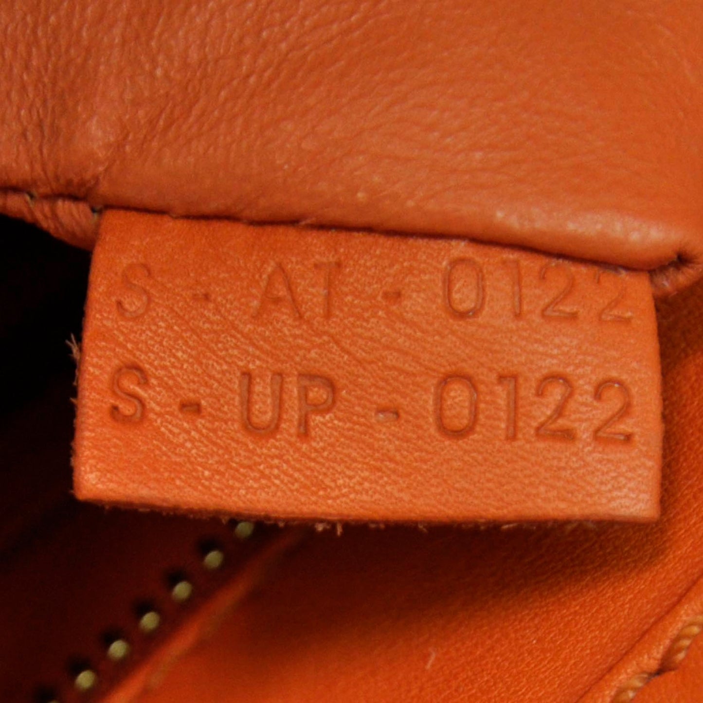 Smooth Calfskin Mini Luggage Orange