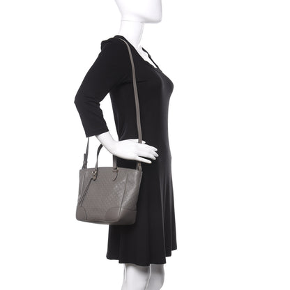 Gucci Microguccissima Small Bree Tote Graphite 2 of 12