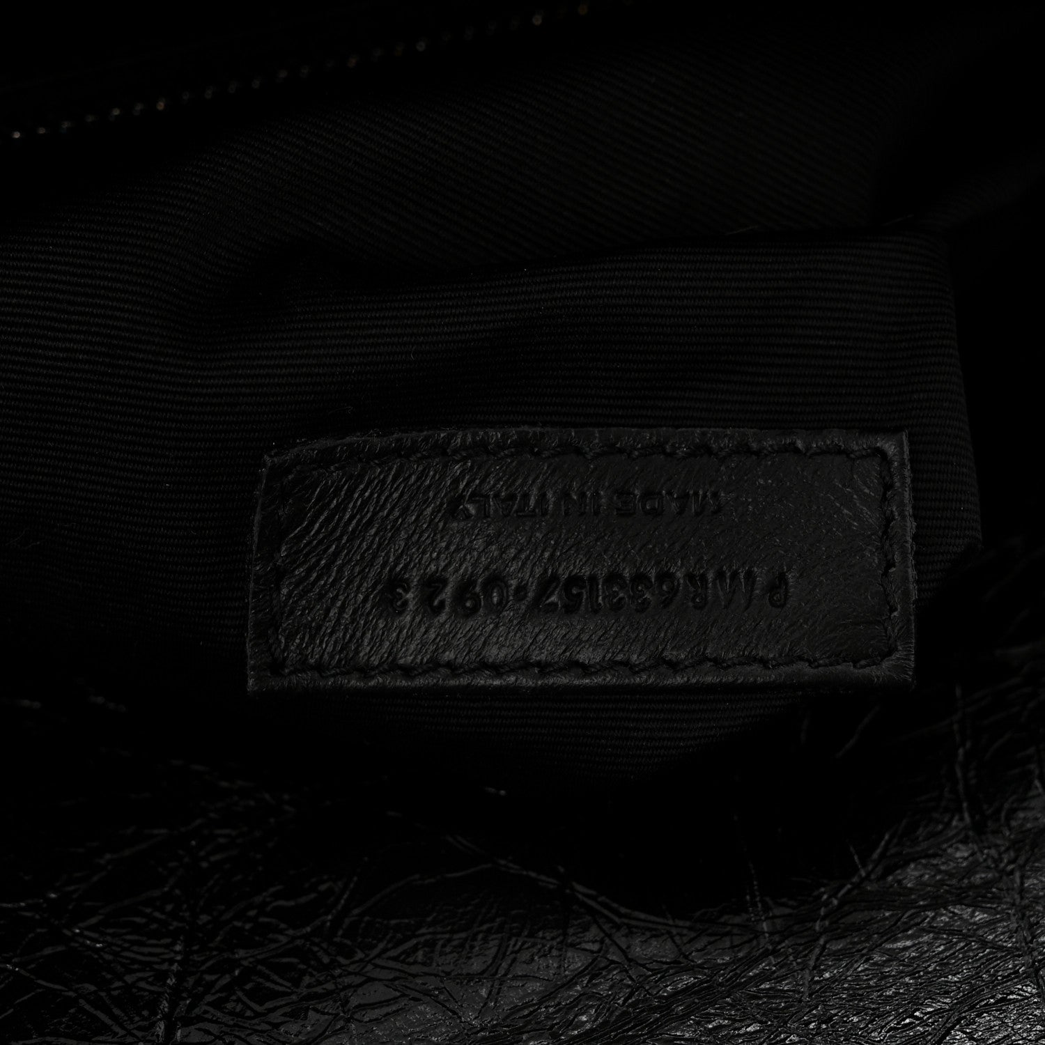 Saint Laurent Crinkled Calfskin Matelasse Monogram Large Niki Chain Satchel Black 7 of 10