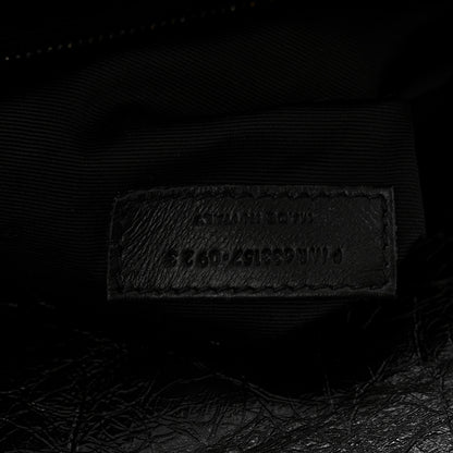 Saint Laurent Crinkled Calfskin Matelasse Monogram Large Niki Chain Satchel Black 7 of 10