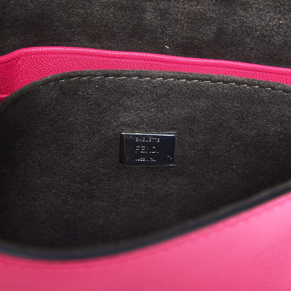 Fendi Shiny Nappa Rabbit Fur Crystal Flowerland Micro Buggie Baguette Fuxia Curacao Multicolor 6 of 8