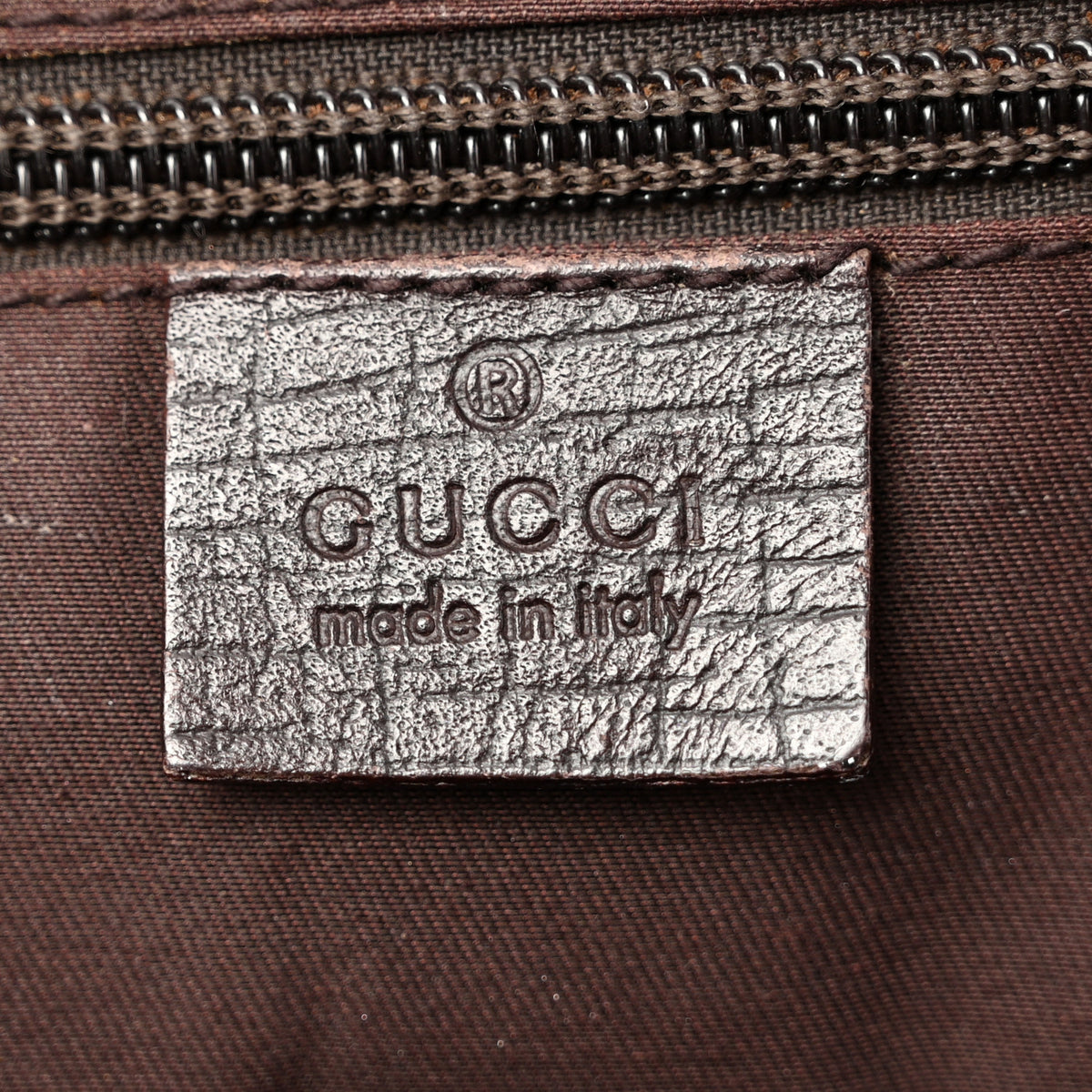 Gucci GG Plus Monogram Web Large Tote Dark Brown 6 of 14