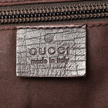Gucci GG Plus Monogram Web Large Tote Dark Brown 6 of 14