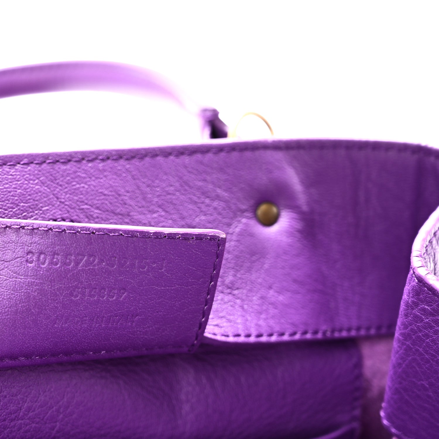 Balenciaga Calfskin Papier Mini A4 Purple 8 of 11