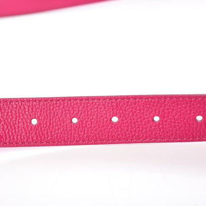 Louis Vuitton Taurillon Calfskin Essential V 30mm Belt 85 34 Fuchsia 6 of 9