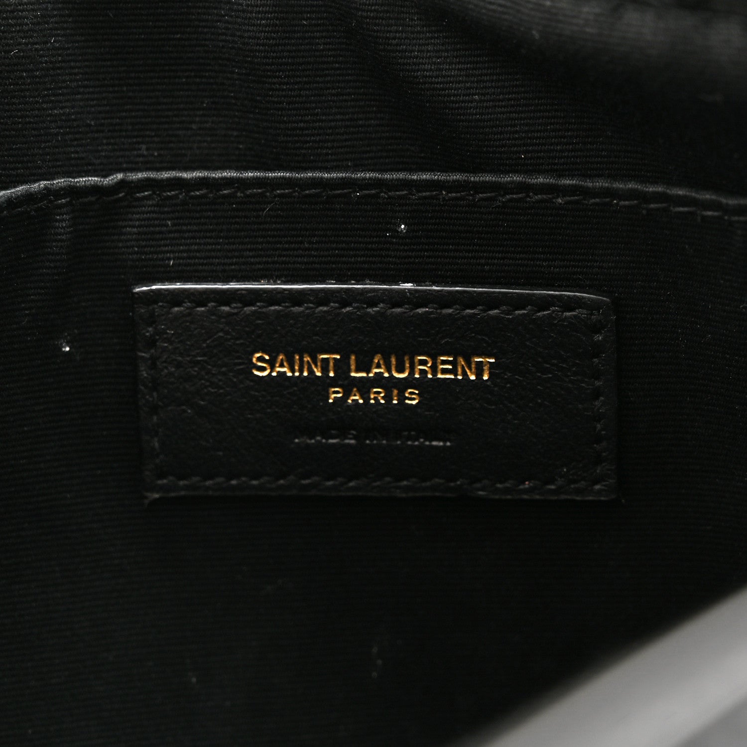 Saint Laurent Calfskin Matelasse Monogram Lou Camera Bag Black 6 of 16