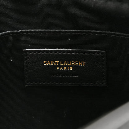Saint Laurent Calfskin Matelasse Monogram Lou Camera Bag Black 6 of 16