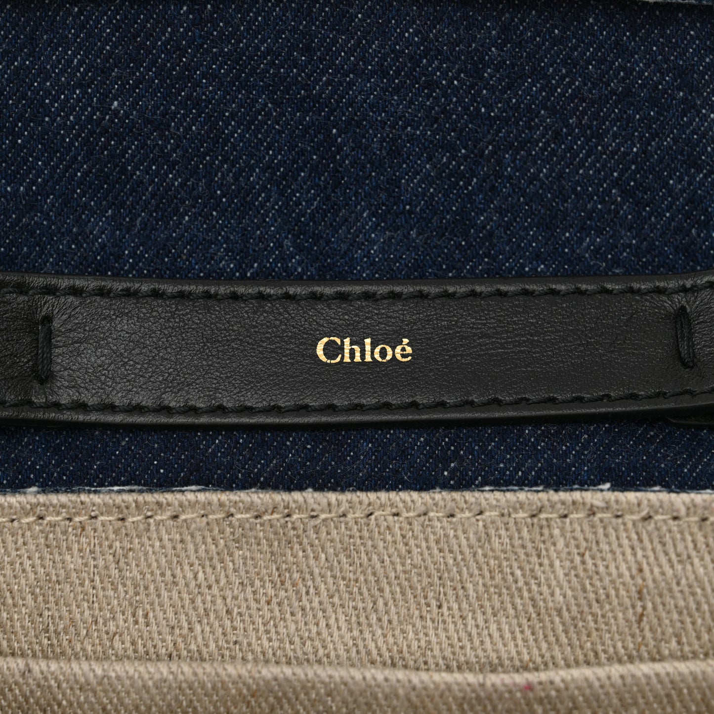 Denim Mini Penelope Soft Shoulder Bag Blue