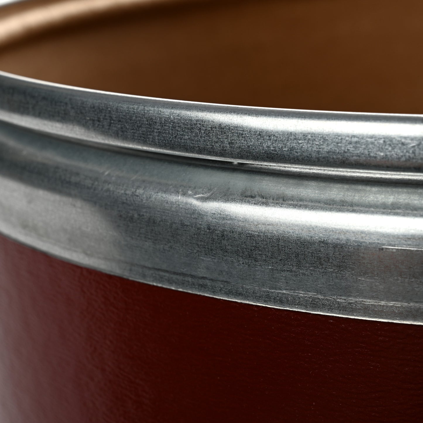 Kraft Paper Metal Canvas Saddle Box Rouge H