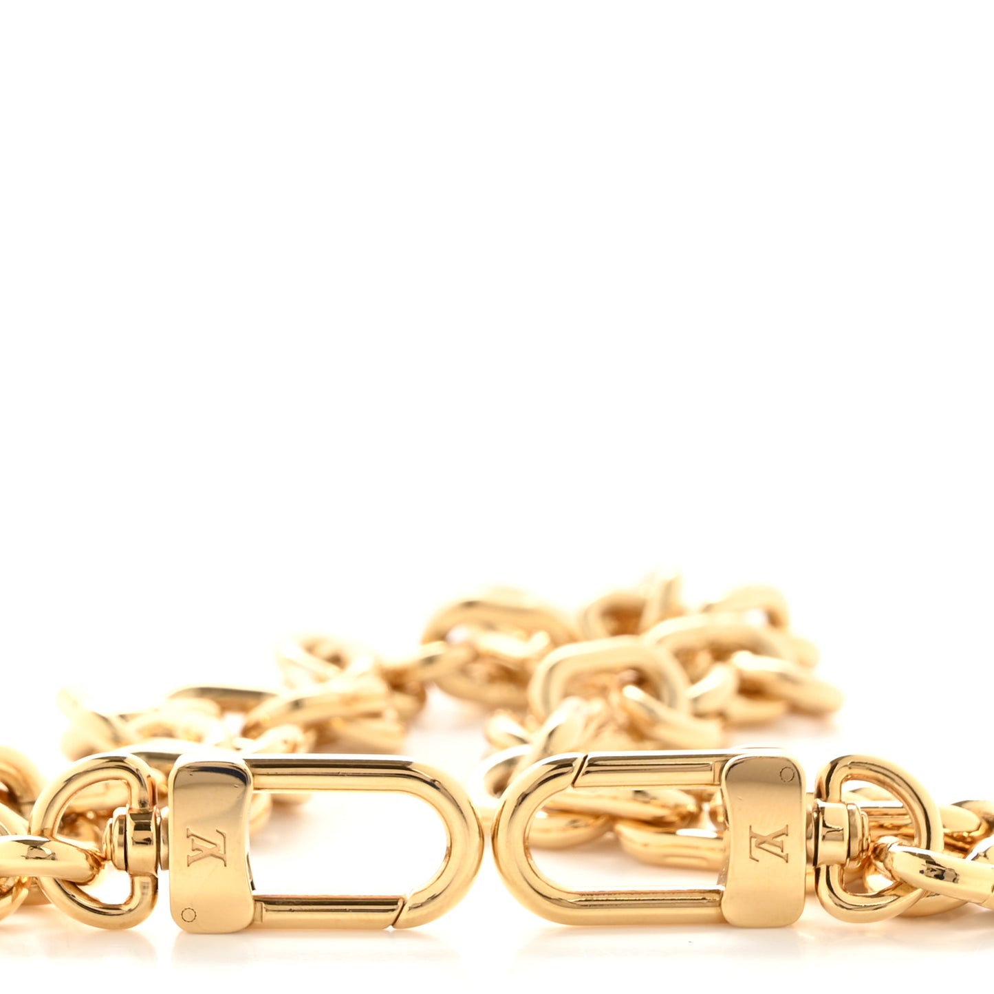 Metal Pochette Accessories Chain Strap Gold