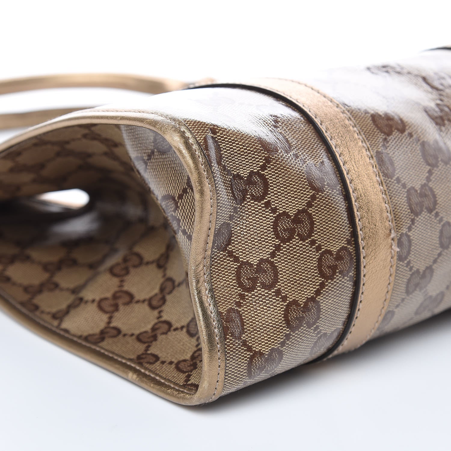Gucci Crystal Monogram Medium Joy Shoulder Bag Bronze 8 of 15