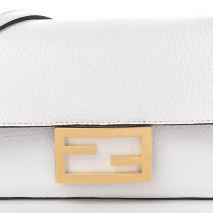 Fendi Cuoio Romano Mini Baguette White 7 of 9