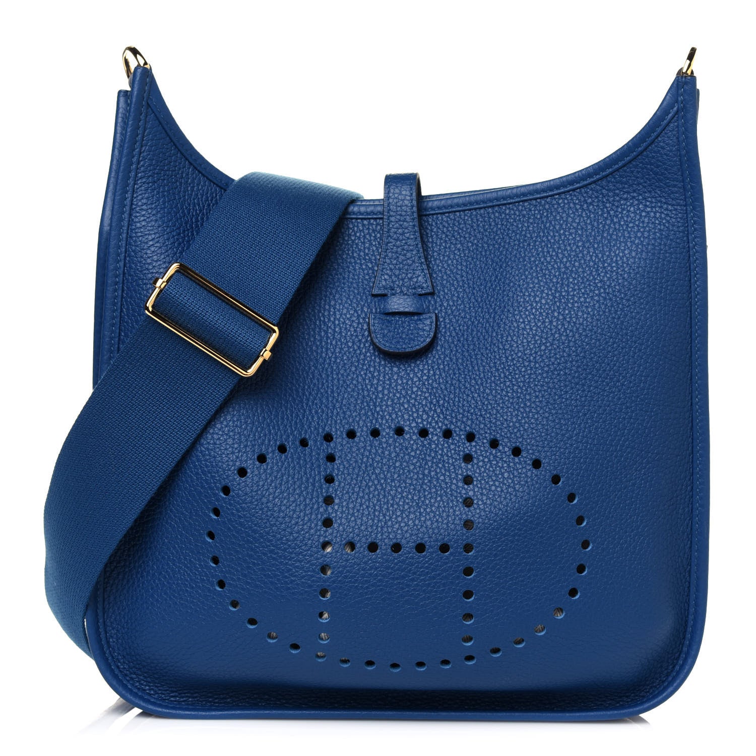 Hermes Taurillon Clemence Evelyne III PM Deep Blue 1 of 10