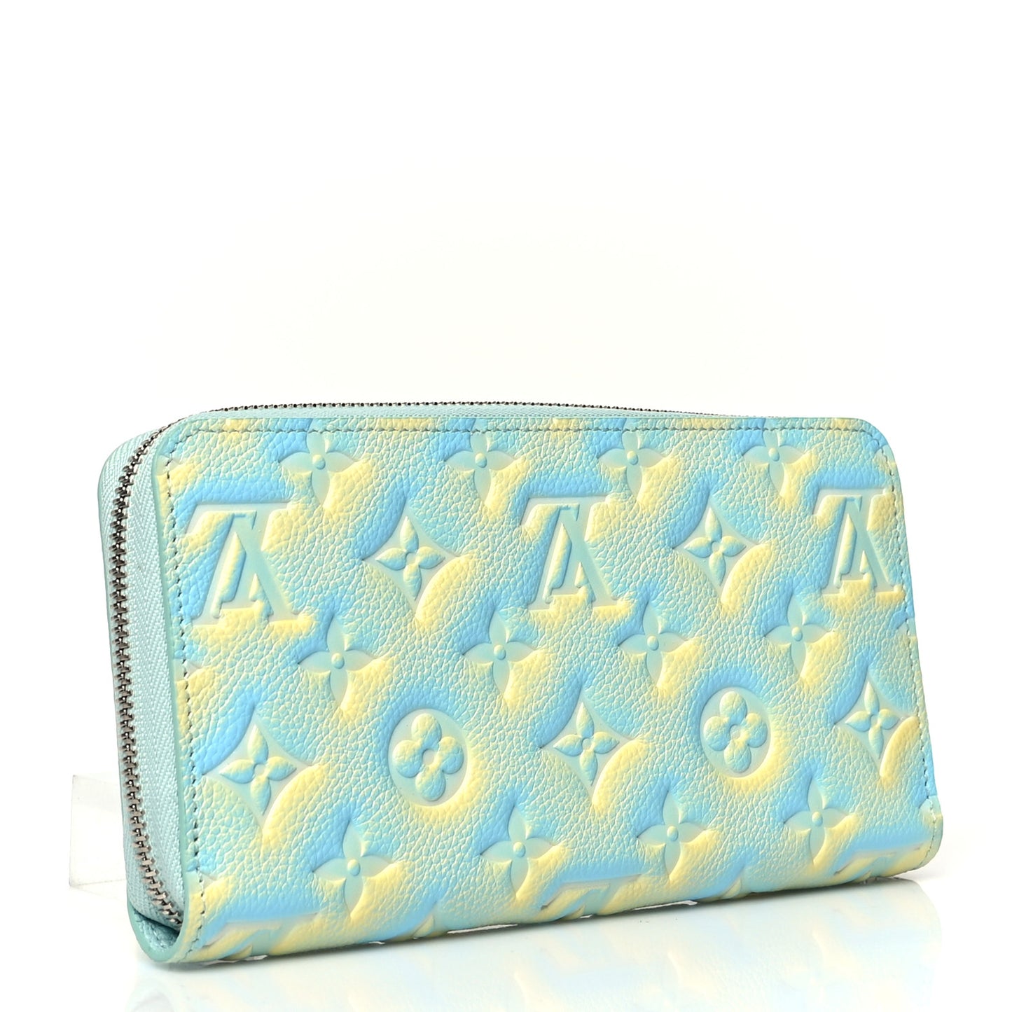 Empreinte Monogram Summer Stardust Zippy Wallet Water Green