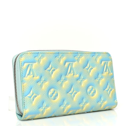 Louis Vuitton Empreinte Monogram Summer Stardust Zippy Wallet Water Green 3 of 7