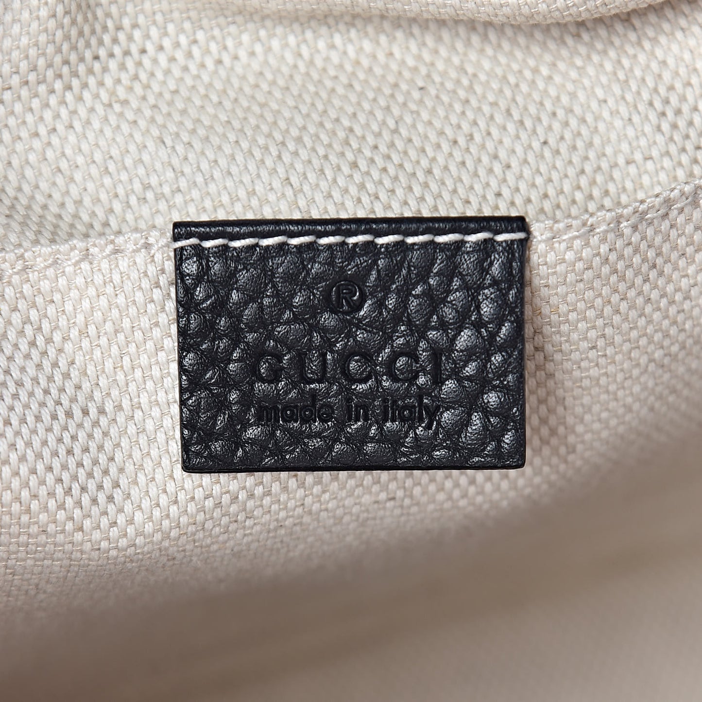 Pebbled Calfskin Small Soho Disco Bag Black