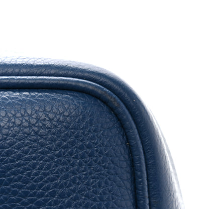 Versace Grained Calfskin Medusa Crossbody Blue 13 of 13
