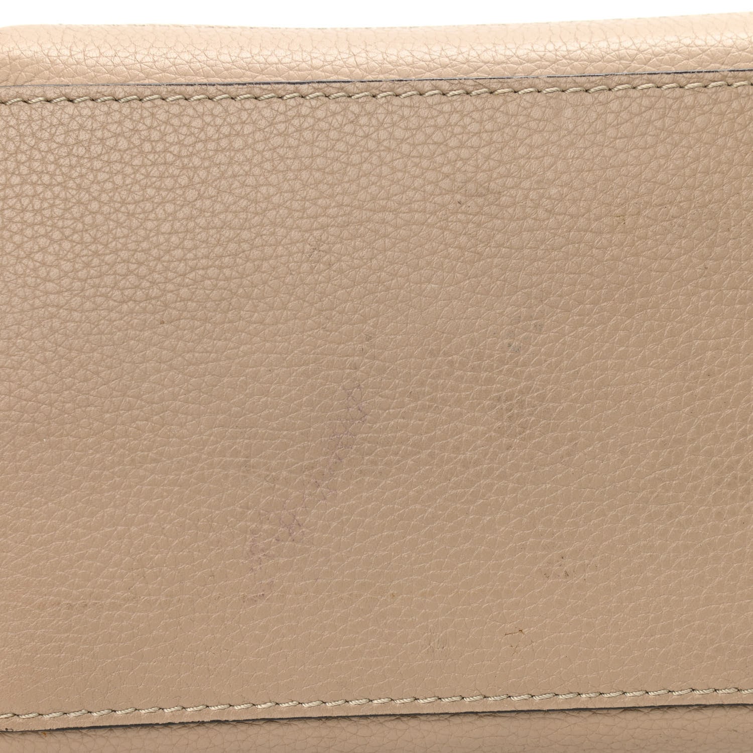 Celine Drummed Calfskin Micro Luggage Dune 9 of 13