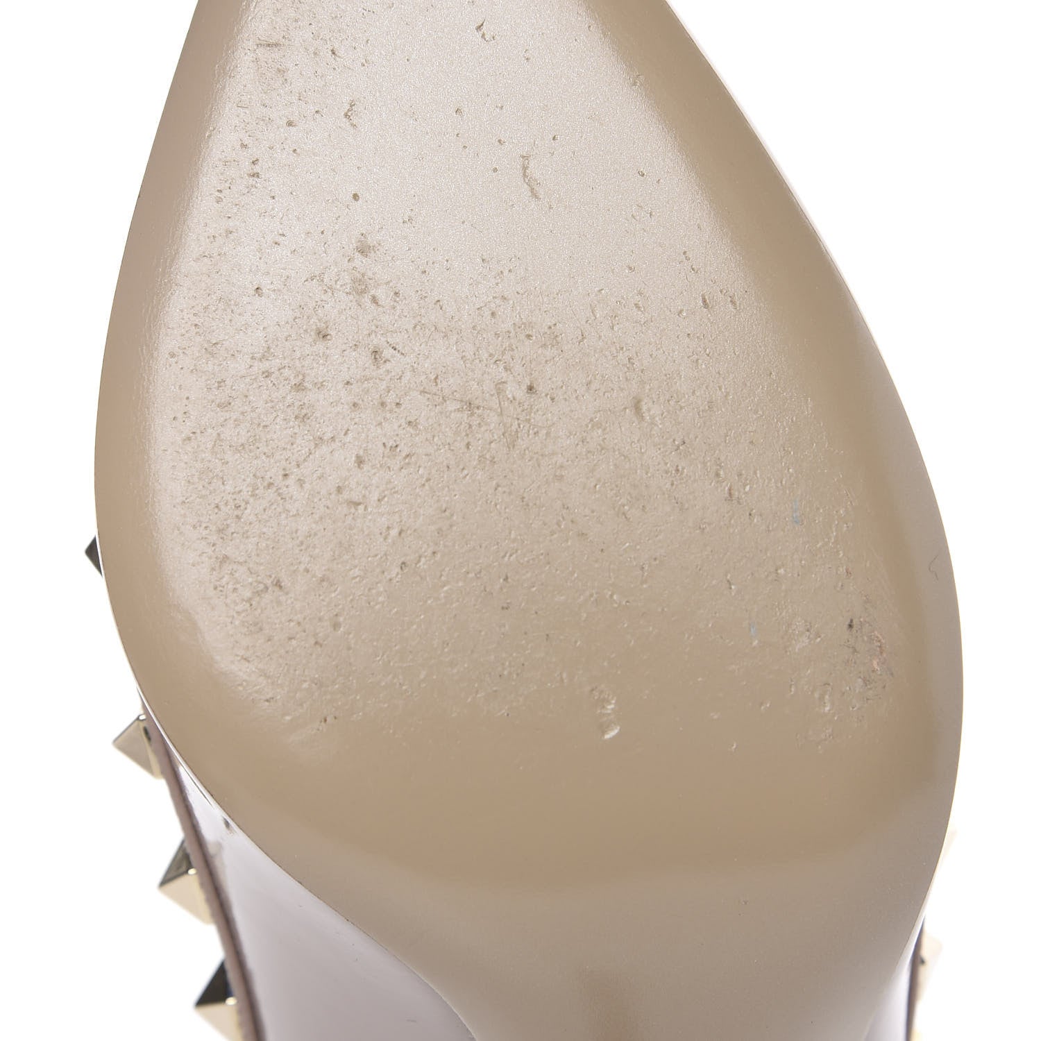 Valentino Garavani Patent Rockstud 100mm Pumps 38.5 Poudre 7 of 9