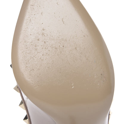 Valentino Garavani Patent Rockstud 100mm Pumps 38.5 Poudre 7 of 9